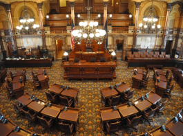 Candidates for Senate president emerge as Masterson campaigns for governor